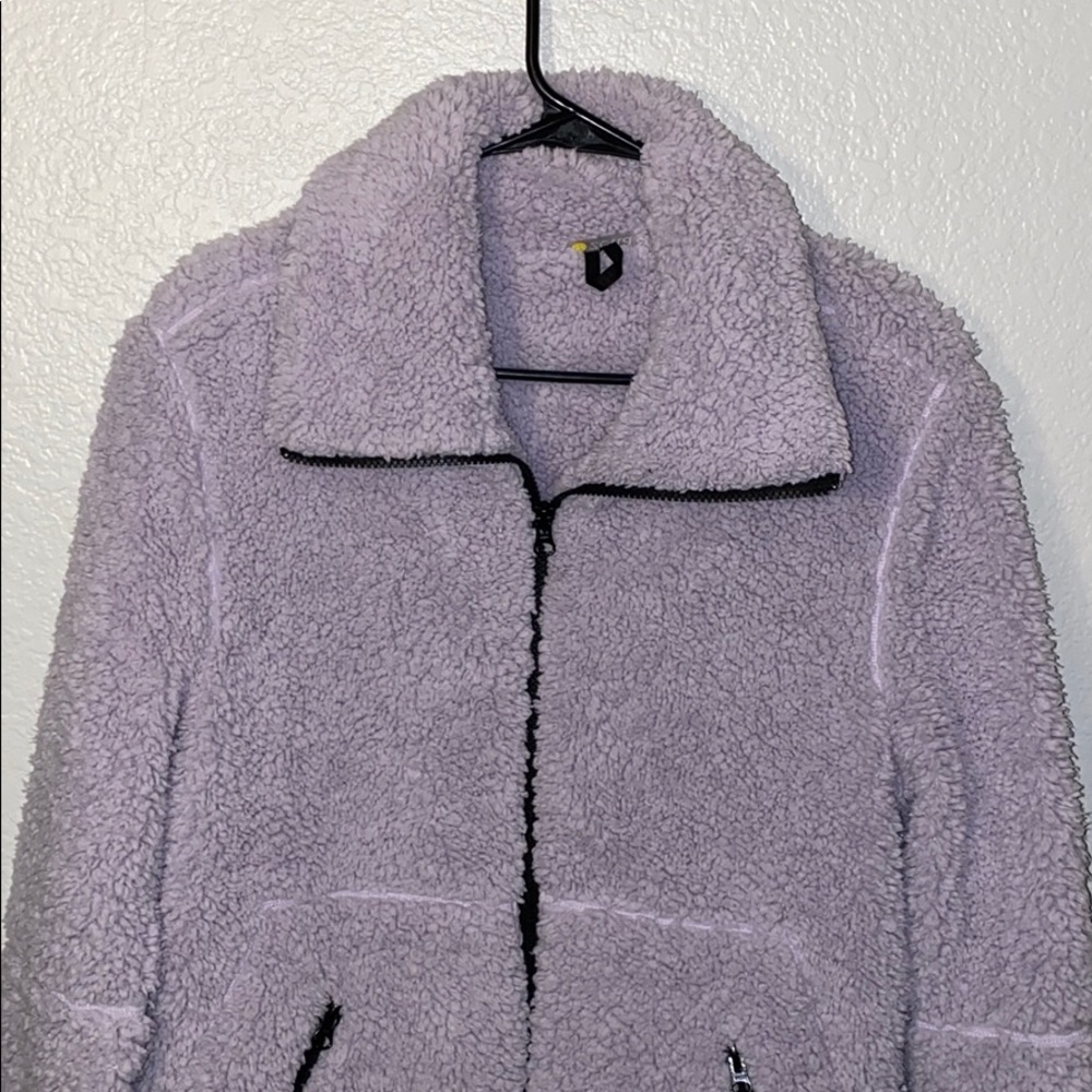 Zella Sadie Fleece Jacket Purple - Picture 3 of 7